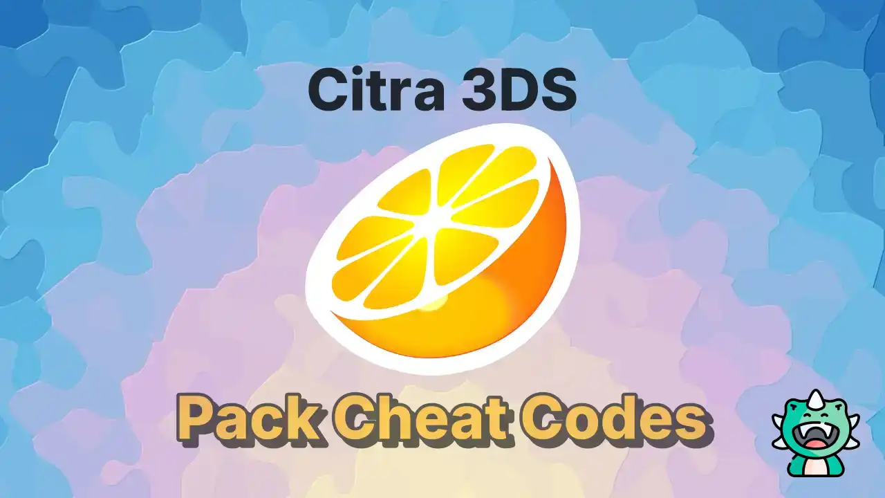 3DS cheat codes pack pour Citra 3DS