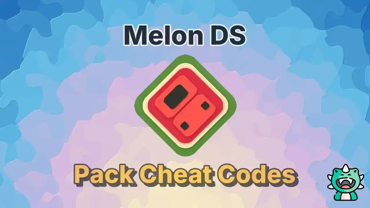 DS cheat codes pack pour Melon DS PC et Android